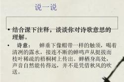 蝉古诗虞世南翻译全文