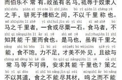 马说翻译和原文一句一翻译