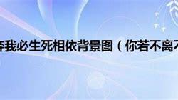 你若不离我便生死相依翻译英文