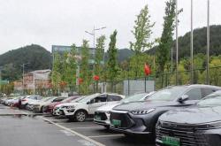 大连停车场内车辆起火事件