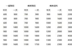 陪同翻译收费