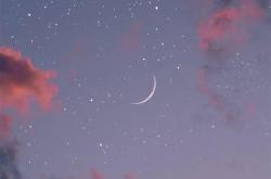 晴空星月落池塘写一段话