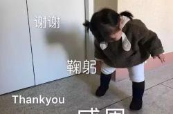 向...鞠躬英语短语