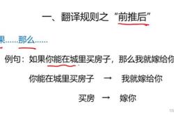 翻译推理必须和必要条件一样吗