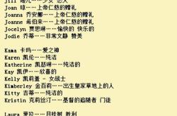 最好的英文微信名字带翻译
