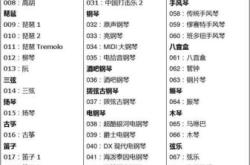 电子钢琴英文