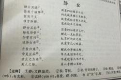 翻译静女全诗