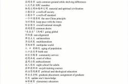 四级翻译词汇