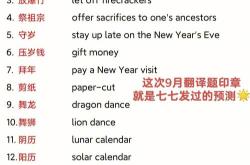 四级翻译节日类模板