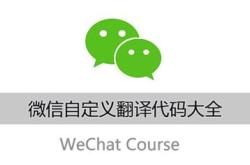 微信翻译搞笑代码大全