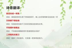 咏柳的翻译和注解