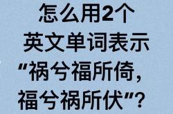祸兮福所倚