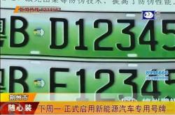 新能源车牌代表什么