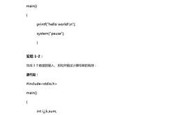 计算机编程数字代码